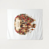 Personalized Nutcracker Christmas Blanket with Nam Wandkleed (Voorkant (horizontaal))