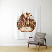 Personalized Nutcracker Christmas Blanket with Nam Wandkleed (In situ)