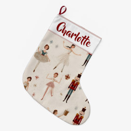 Personalized Nutcracker Christmas Stocking  Grote Kerstsok