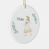 Personalized Nutcracker Clara Keepsake Ceramic Or Keramisch Ornament (Rechts)
