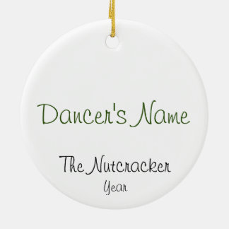 Personalized Nutcracker Clara Keepsake Ceramic Or Keramisch Ornament