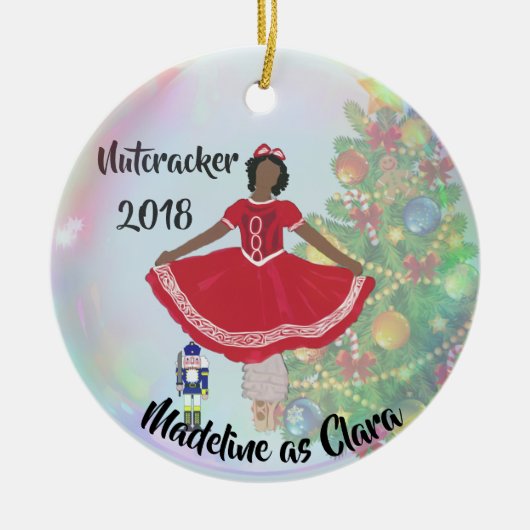 Personalized Nutcracker Ornament - Clara (Voorkant)