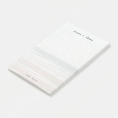 Personalized ocean aesthetic dot Grid Post-it® Notes (Schuin)