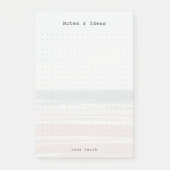 Personalized ocean aesthetic dot Grid Post-it® Notes (Voorkant)