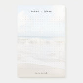 Personalized ocean aesthetic dot Grid Post-it® Notes (Voorkant)