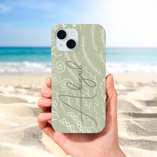 Personalized Ocean Coral Reef Beachy Case-Mate iPhone Case