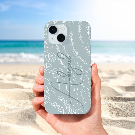Personalized Ocean Coral Reef Beachy Case-Mate iPhone Case