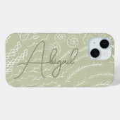 Personalized Ocean Coral Reef Beachy Case-Mate iPhone Case (Achterkant (horizontaal))