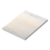 Personalized ocean sunset aesthetic dot Grid Notitieblok (Linkerzijde)