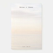 Personalized ocean sunset aesthetic dot Grid  Post-it® Notes (Voorkant)