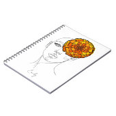 Personalized October Birth Flower Portrait Notitieboek (Linkerzijde)