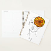 Personalized October Birth Flower Portrait Planner (Display)