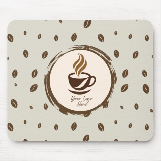 Personalized Office | Coffee Shop Branding Muismat (Voorkant)