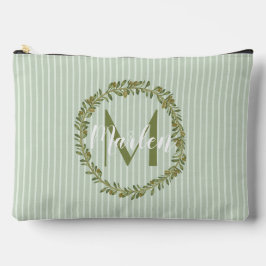 Personalized Olive Wreath Monogram  Etui