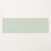 Personalized Olive Wreath Monogram  Yogamat (Achterkant (horizontaal))