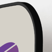 Personalized Ombre Monogram square Pickleball Paddle (Links Detail)