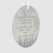 Personalized On Angels Wings Ornament (voorkant)