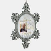 Personalized On Angels Wings Photo Ornament (Links)