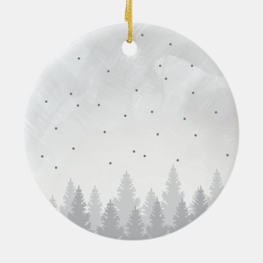 Personalized On Angels Wings Photo Ornament (Achterkant)