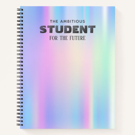 personalized opal notebook notitieboek (Voorkant)