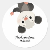 Personalized Opossum Ronde Sticker (Voorkant)