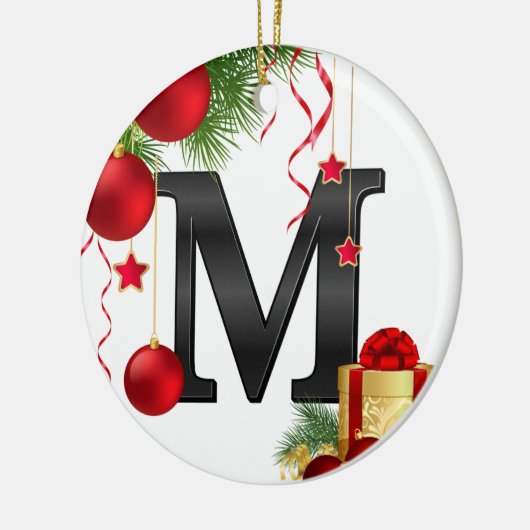 Personalized Ornament with Letter (Links)