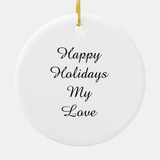 Personalized Ornament with Letter (Achterkant)