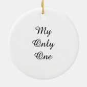 Personalized Ornament with Letter (Achterkant)