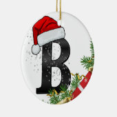Personalized Ornament with Letter (Rechts)