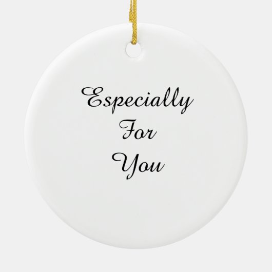 Personalized Ornament with Letter (Achterkant)