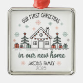Personalized Our First Christmas Ornament (Voorkant)