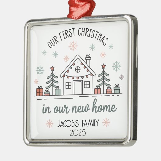Personalized Our First Christmas Ornament (Links)
