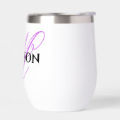 Personalized outdoor wine glass (Links)