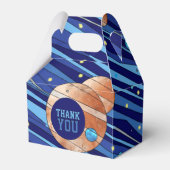 Personalized Outer Space Galaxy Birthday THANK YOU Bedankdoosjes (Voorkant Zijde)