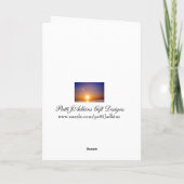 Personalized Owl Hooting Birthday Card Kaart (Achterkant)