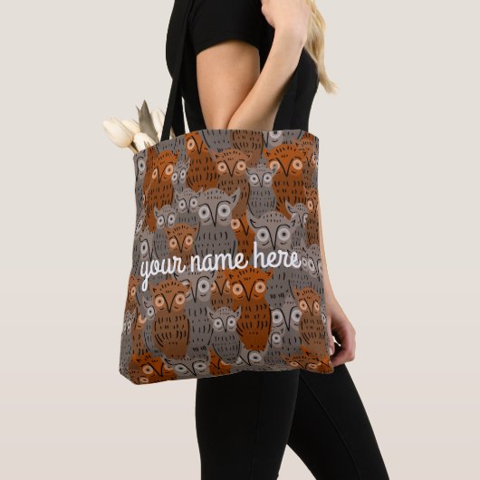 Personalized Owl Tote Bag (Dichtbij)