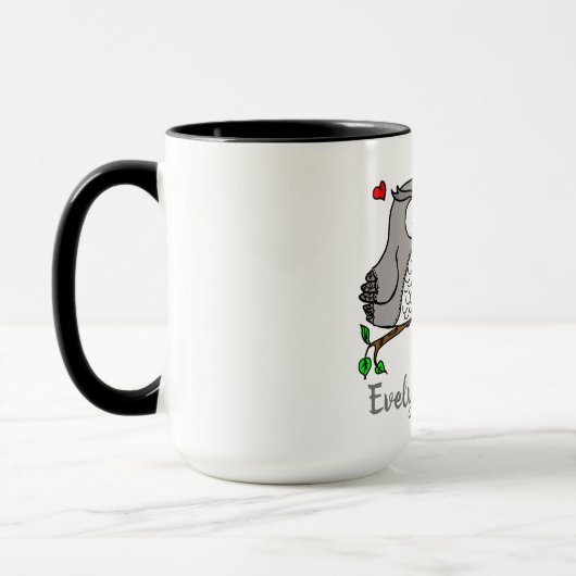 Personalized Owls Love Mok (Links)