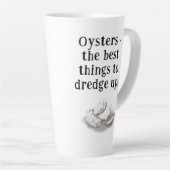 Personalized Oyster Fisherman's Latte Mug Latte Mok (Rechterhoek)