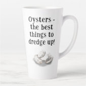 Personalized Oyster Fisherman's Latte Mug Latte Mok (Rechts)