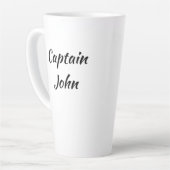 Personalized Oyster Fisherman's Latte Mug Mok (Linkerhoek)