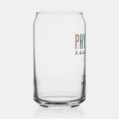 Personalized PA Physician Assistant Afstuderen Blikvorm Glas (Rechts)
