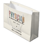 Personalized PA Physician Assistant Afstuderen Groot Cadeauzakje (Voorkant Gekanteld)