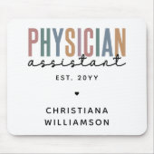 Personalized PA Physician Assistant Afstuderen Muismat (Voorkant)