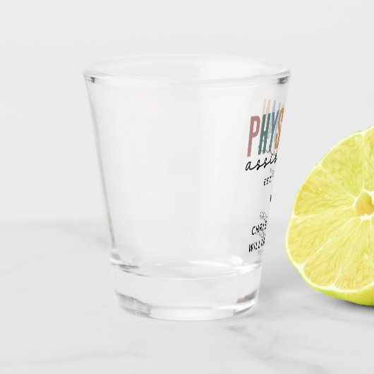 Personalized PA Physician Assistant Afstuderen Shot Glas (Links)