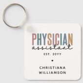 Personalized PA Physician Assistant Afstuderen Sleutelhanger (Voorkant)