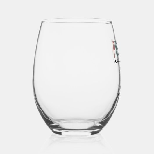 Personalized PA Physician Assistant Afstuderen Wijnglas Zonder Voet (Rechts)