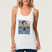 Personalized Paddle/Pickleball Caricature   Tanktop (Voorkant)
