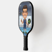 Personalized Paddle/Pickleball Player Caricature Pickleball Paddle (Links)