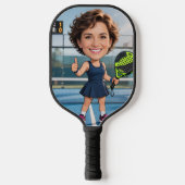 Personalized Paddle/Pickleball Star Caricature Pickleball Paddle (Voorkant)