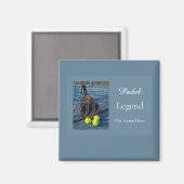 Personalized Padel Legend Gift for Him Magneet (Voorkant / Achterkant)